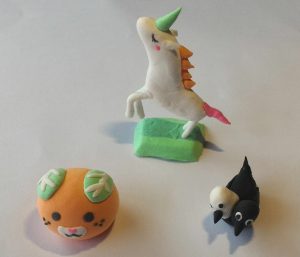 みきゃん、ユニコーン、ヨゲンノトリ